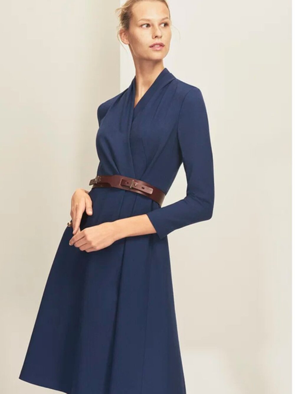 The Fold London Button Wrap Hampton Dress Size UK 12 / US 8